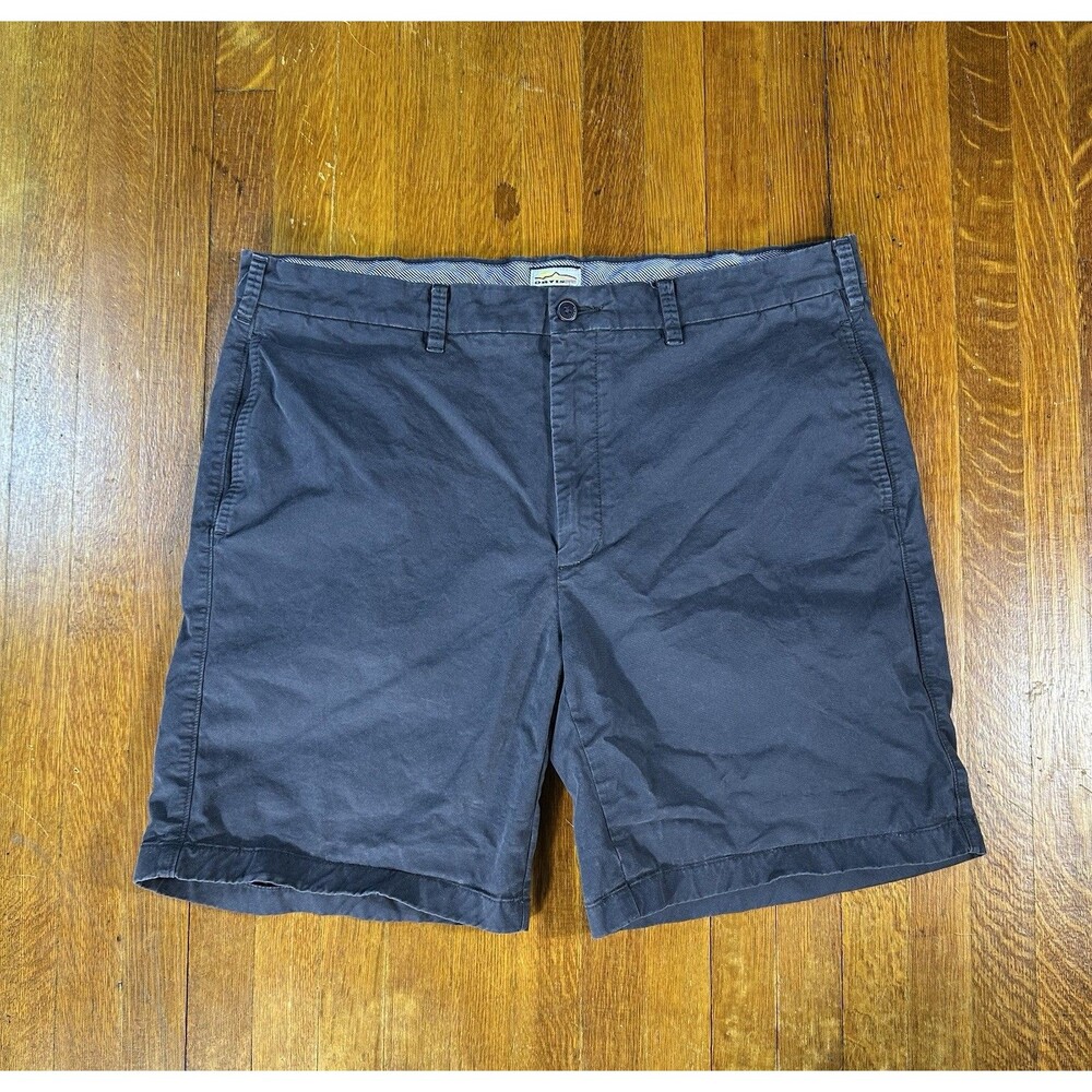 Orvis Shorts Mens 40 Gray Cotton Casual Flat Front Walking Shorts